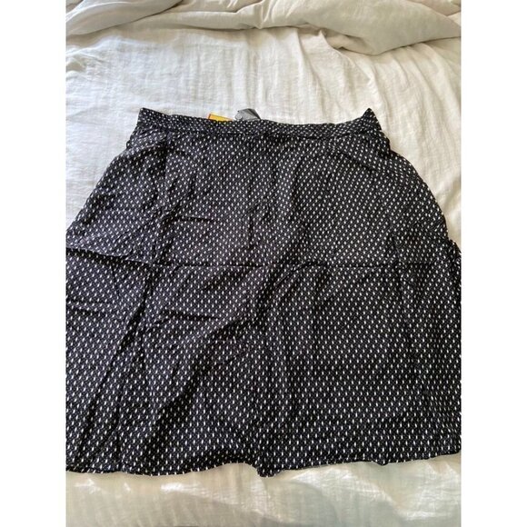 Catharine malandrino houndstooth mid length elastic waist skirt size 3x - Picture 7 of 7